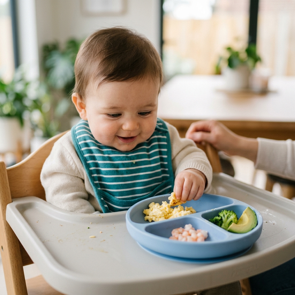 Bebê pode comer ovo e camarão? Saiba quando e como começar
